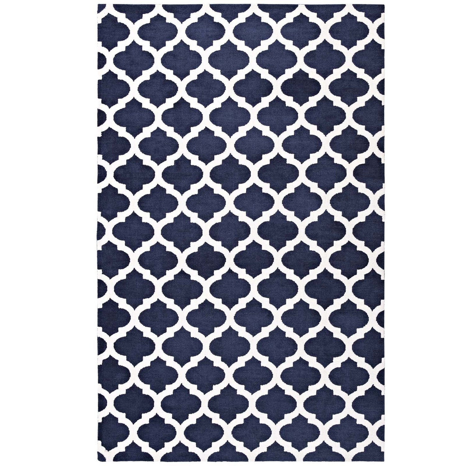 Navy and Ivory / 8x10
