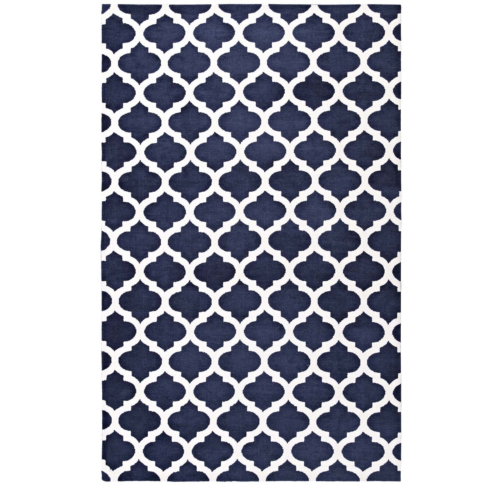 Lida Moroccan Trellis Area Rug by Modway