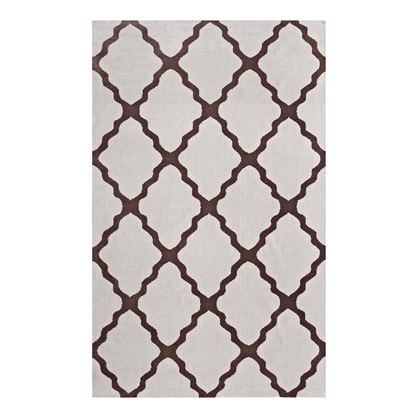 Marja Moroccan Trellis Area Rug by Modway