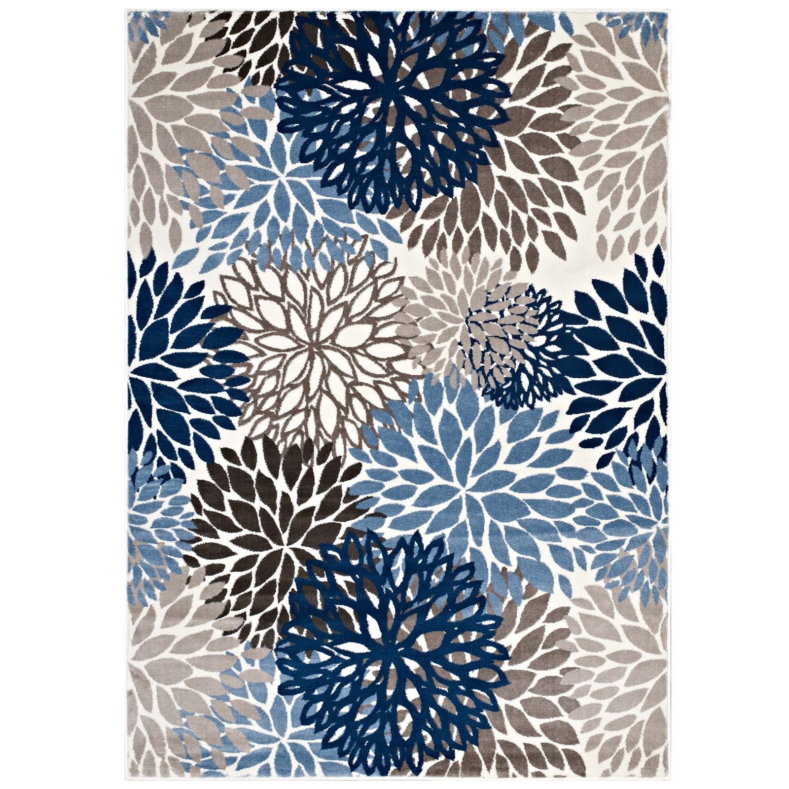 Calithea Vintage Classic Abstract Floral Area Rug by Modway