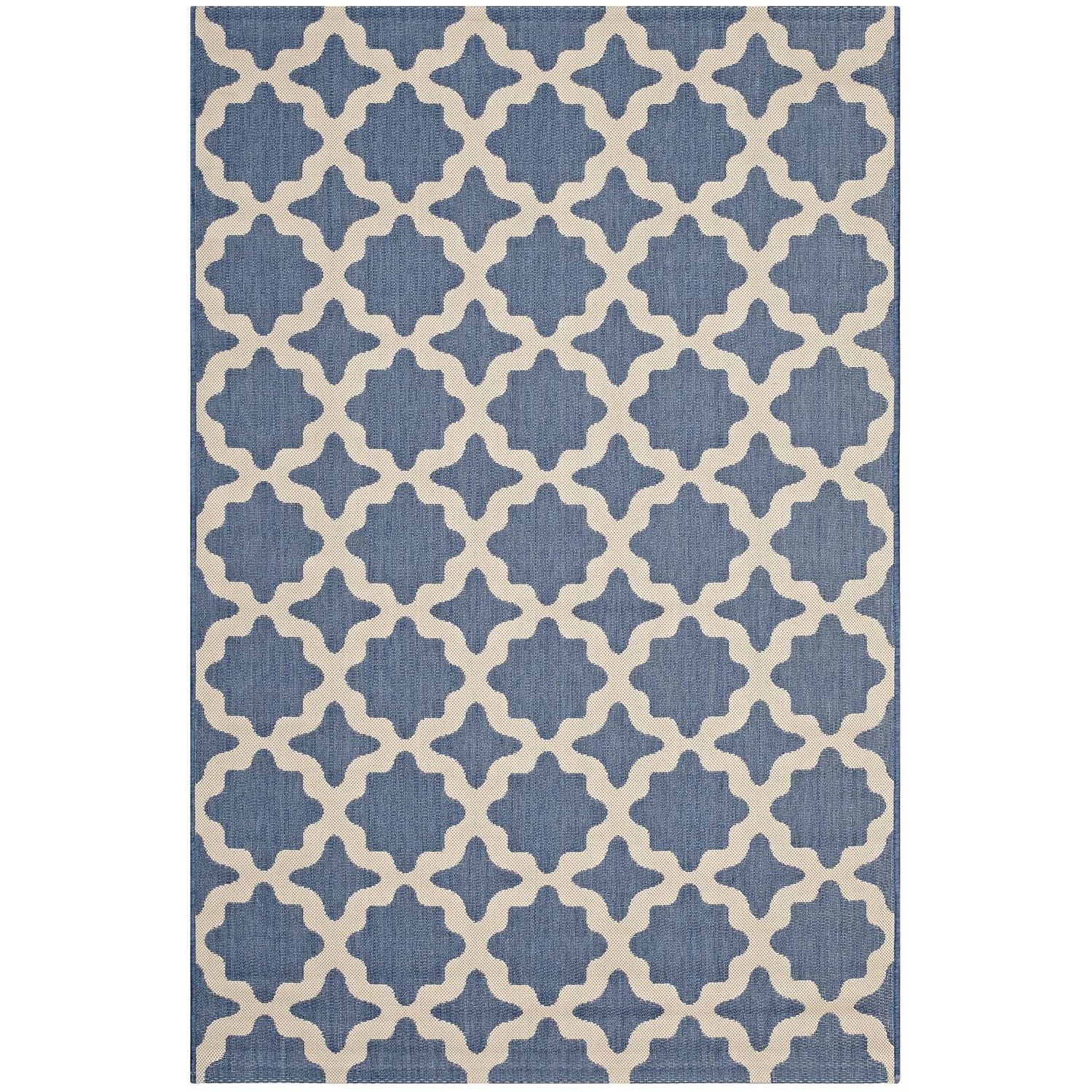 Cerelia Moroccan Trellis Indoor and Outdoor Area Rug by Modway