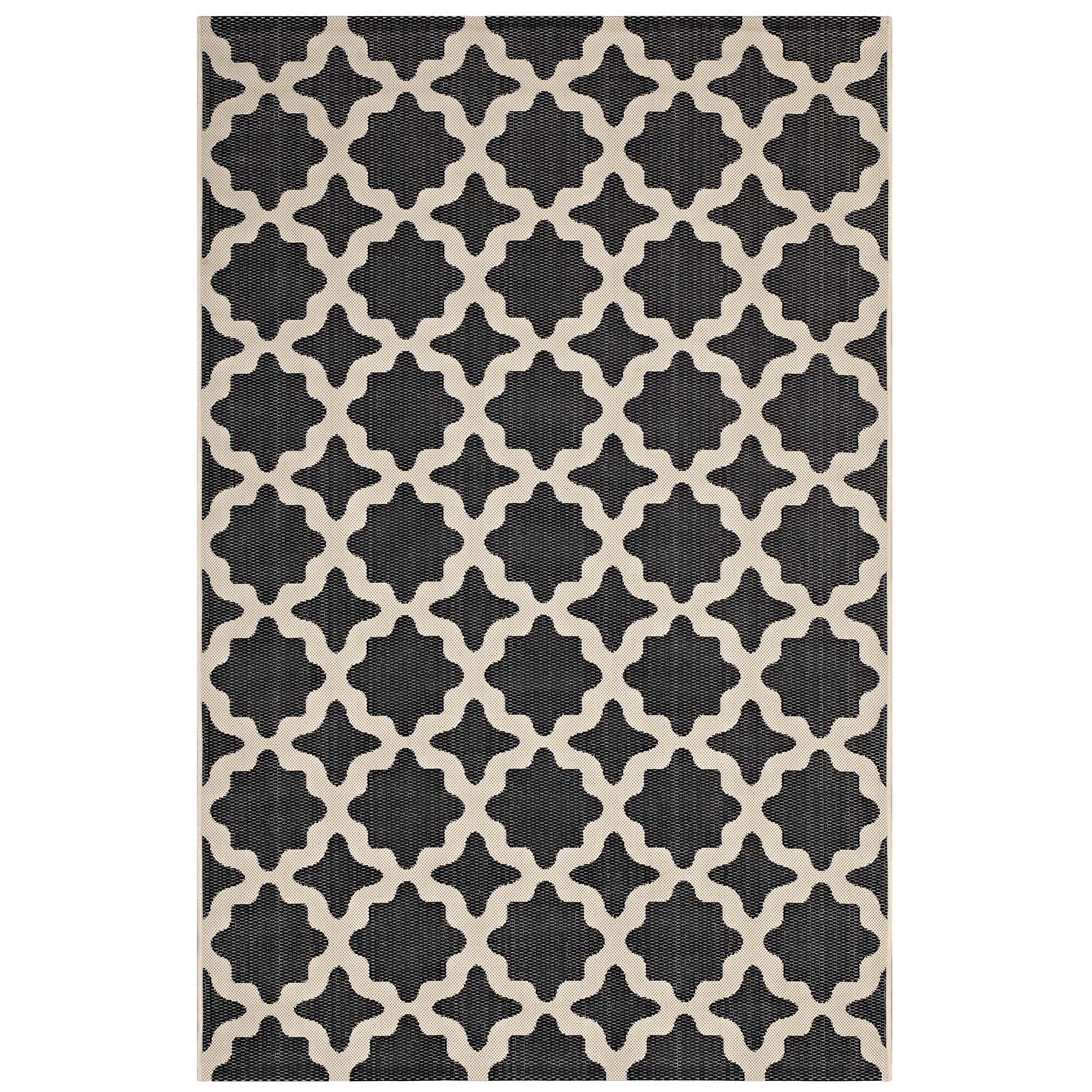 Cerelia Moroccan Trellis Indoor and Outdoor Area Rug by Modway