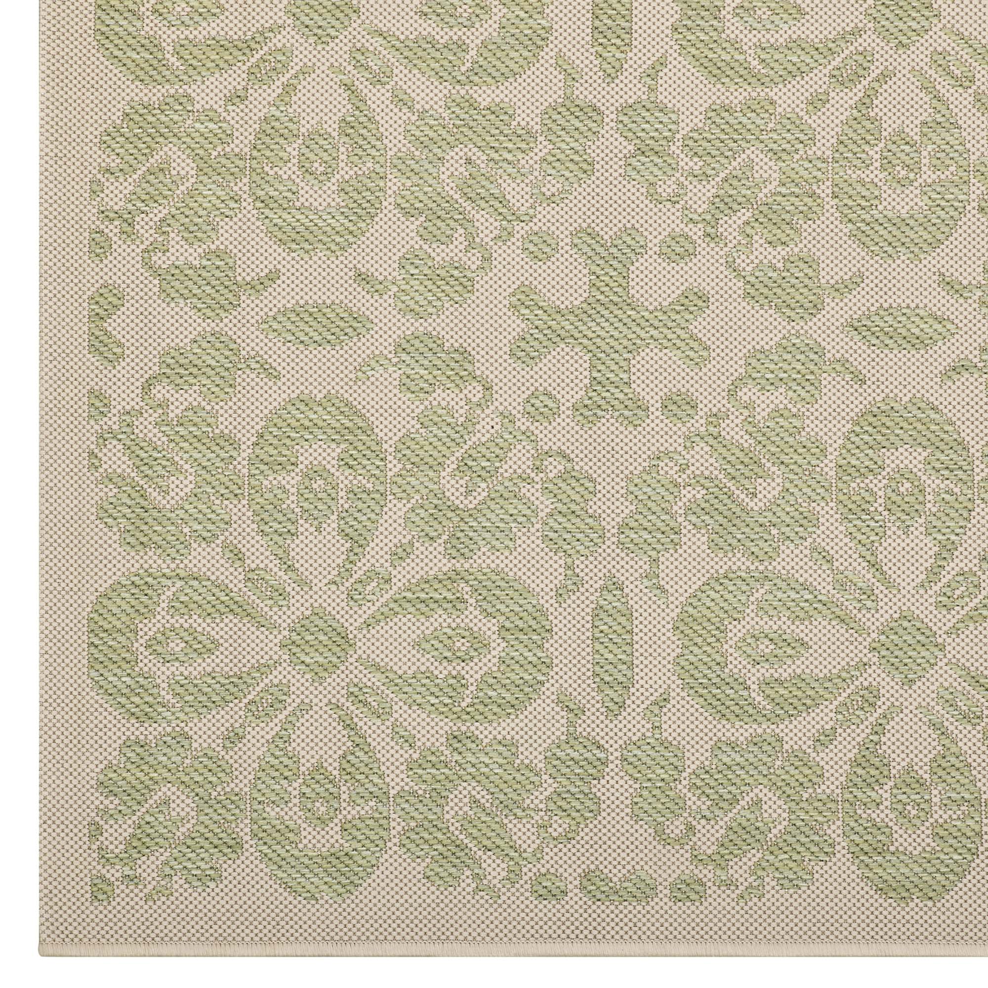 Ariana Vintage Floral Trellis Indoor and Outdoor Area Rug by Modway
