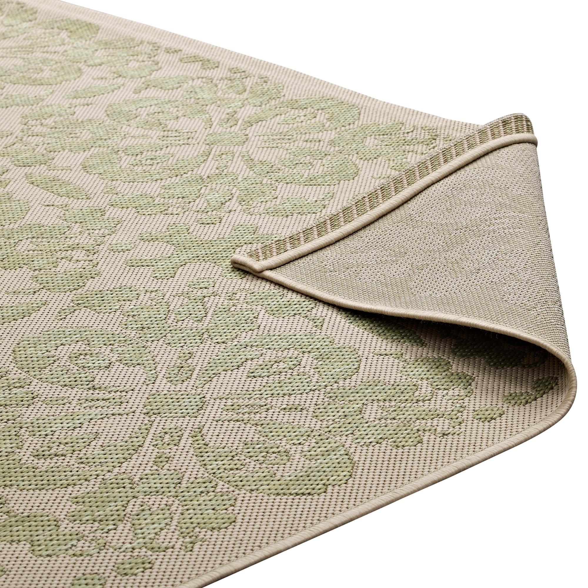 Ariana Vintage Floral Trellis Indoor and Outdoor Area Rug by Modway