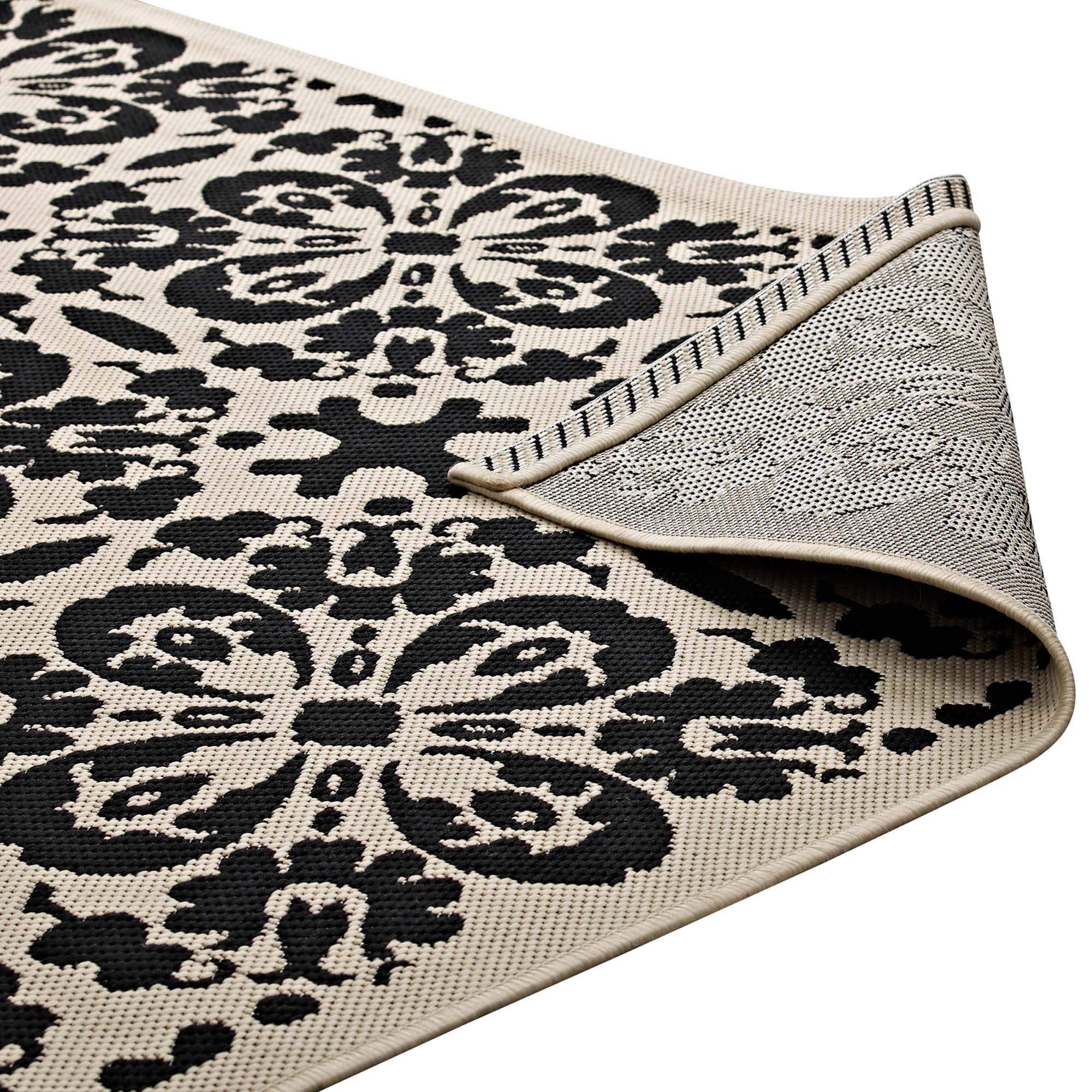 Ariana Vintage Floral Trellis Indoor and Outdoor Area Rug by Modway