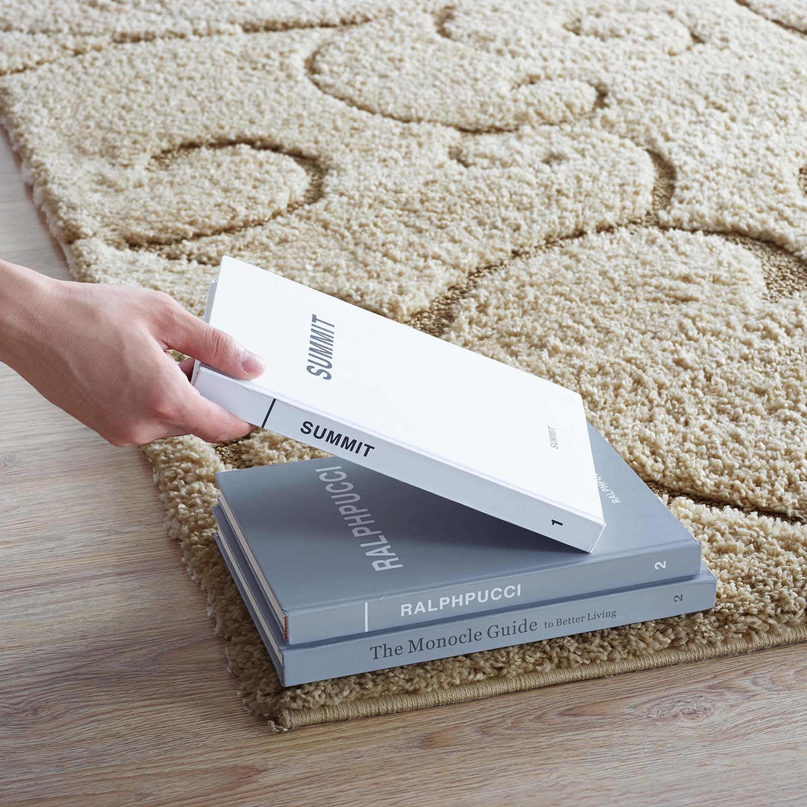 Jubilant Burgeon Scrolling Vine Shag Area Rug by Modway