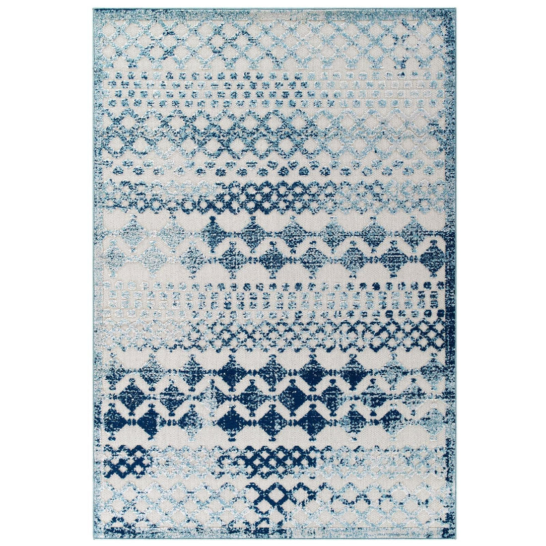Reflect Giada Abstract Diamond Moroccan Trellis Indoor/Outdoor Area Rug by Modway