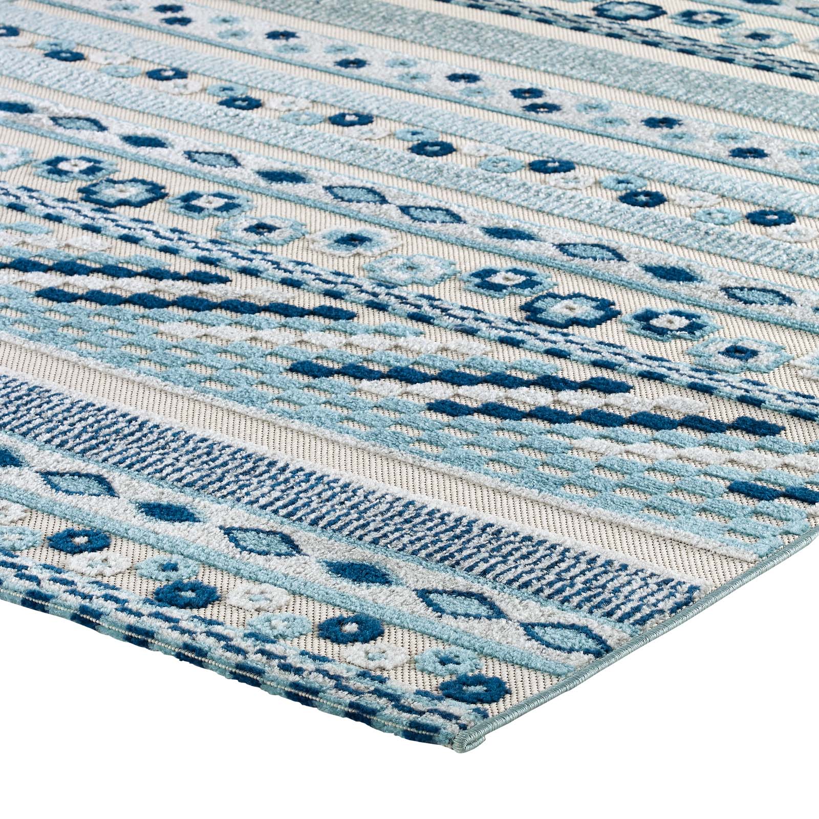 Reflect Cadhla Vintage Abstract Geometric Lattice Indoor and Outdoor Area Rug by Modway