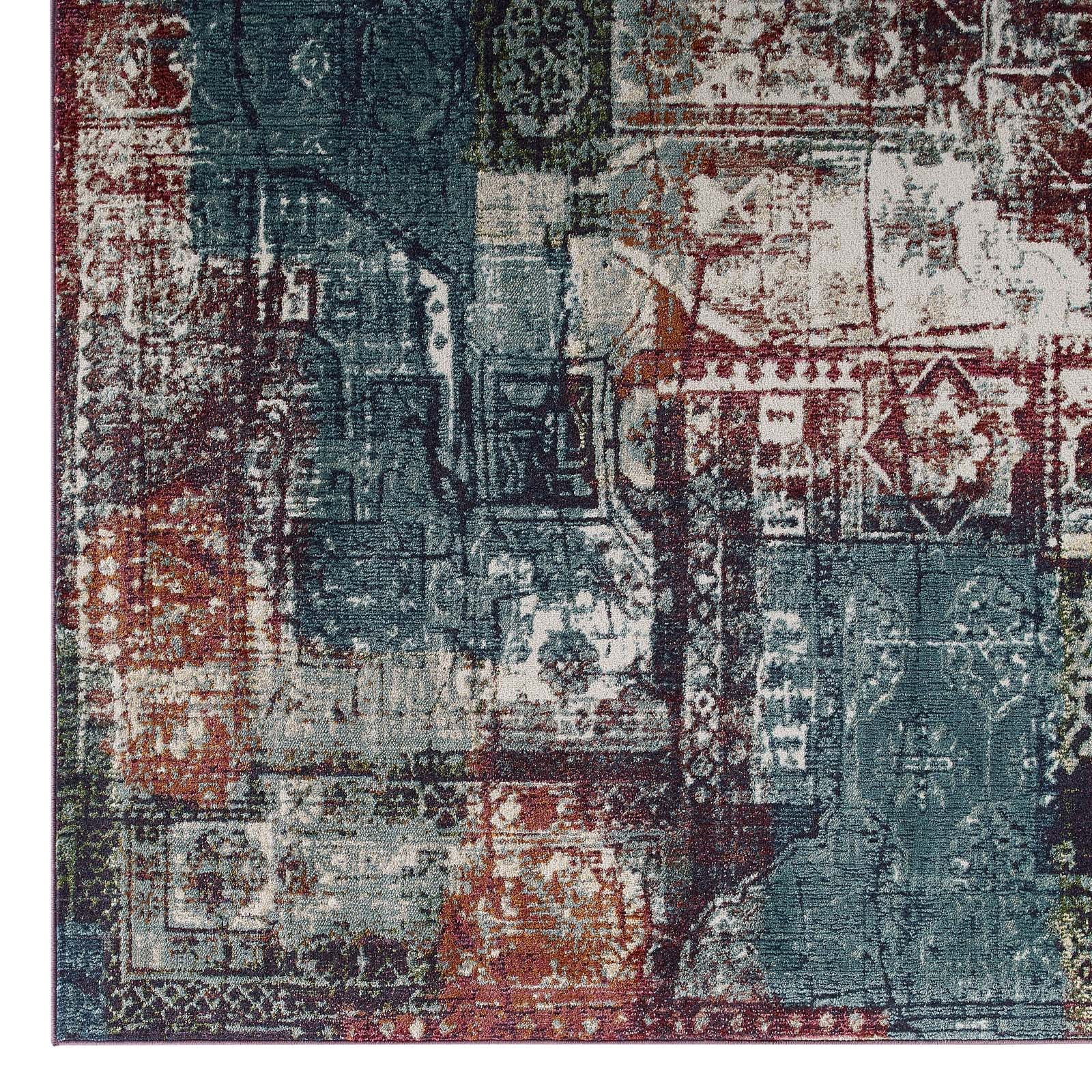 Tribute Elowen Contemporary Modern Vintage Mosaic Area Rug by Modway