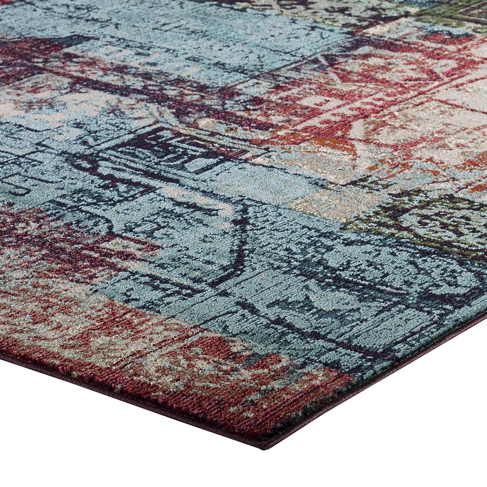 Tribute Elowen Contemporary Modern Vintage Mosaic Area Rug by Modway
