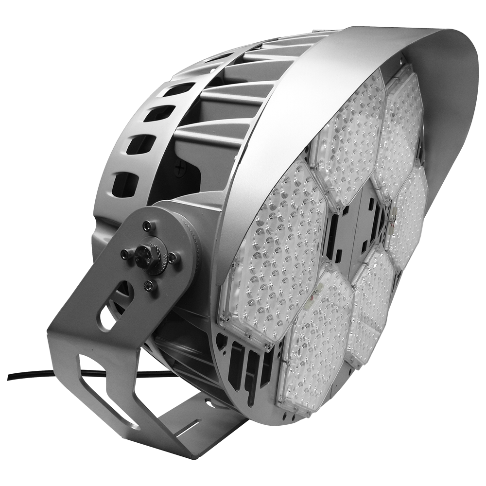 600W LED Stadium Eyes Light - AC120-277V, 5000K, 85200 Lumens, Arena Lights High Mast Light for Sport Court