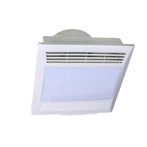 LED Exhaust Fan with Integrated Light– 30W Fan and 15W LED, 1500 Lumens, 6500K, IP44 Rated – UL Listed, 1-Year Warranty