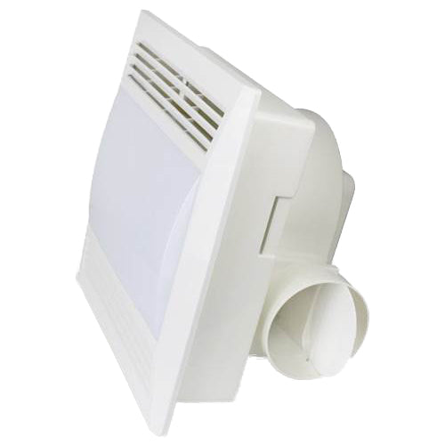 LED Exhaust Fan with Integrated Light– 30W Fan and 15W LED, 1500 Lumens, 6500K, IP44 Rated – UL Listed, 1-Year Warranty
