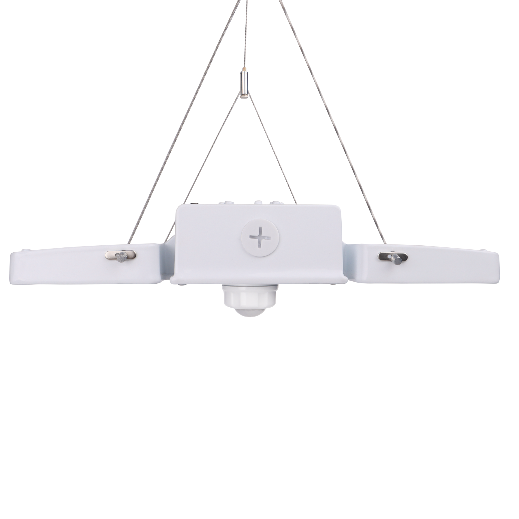 1.2FT LED Linear High Bay Light 115/130/155W Wattage Adjustable - 4000/5000K - 23250Lumens 0-10V Dimmable With sensor base - 120-277VAC, Input Voltage - DLC 5.1 Premium, White