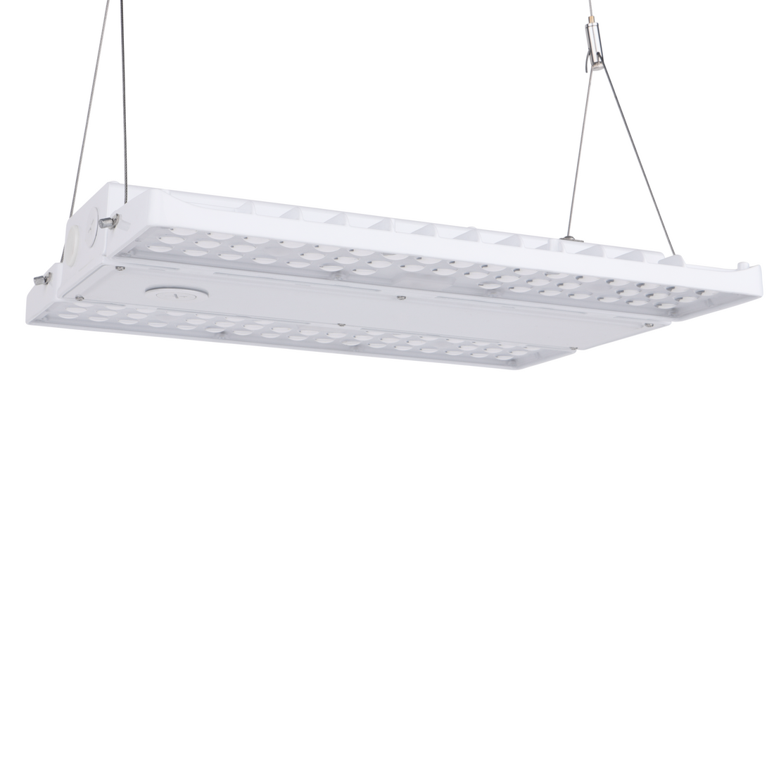 1.2FT LED High Bay Linear Light 115-130-155W Wattage Adjustable - 4000/5000K - 23250Lumens 0-10V Dimmable With sensor base, 277-480VAC Input Voltage - DLC 5.1 Premium