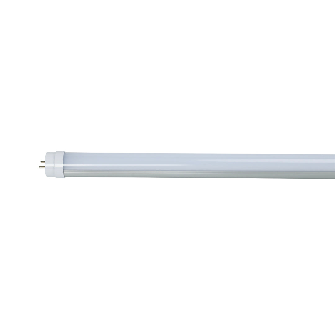 2ft T8 LED Tube Light - 12W, 5000K, 1650 Lumens, Ballast Compatible, Plug and Play, Aluminum Housing, 100-277VAC, Frosted Lens - 42 Pack