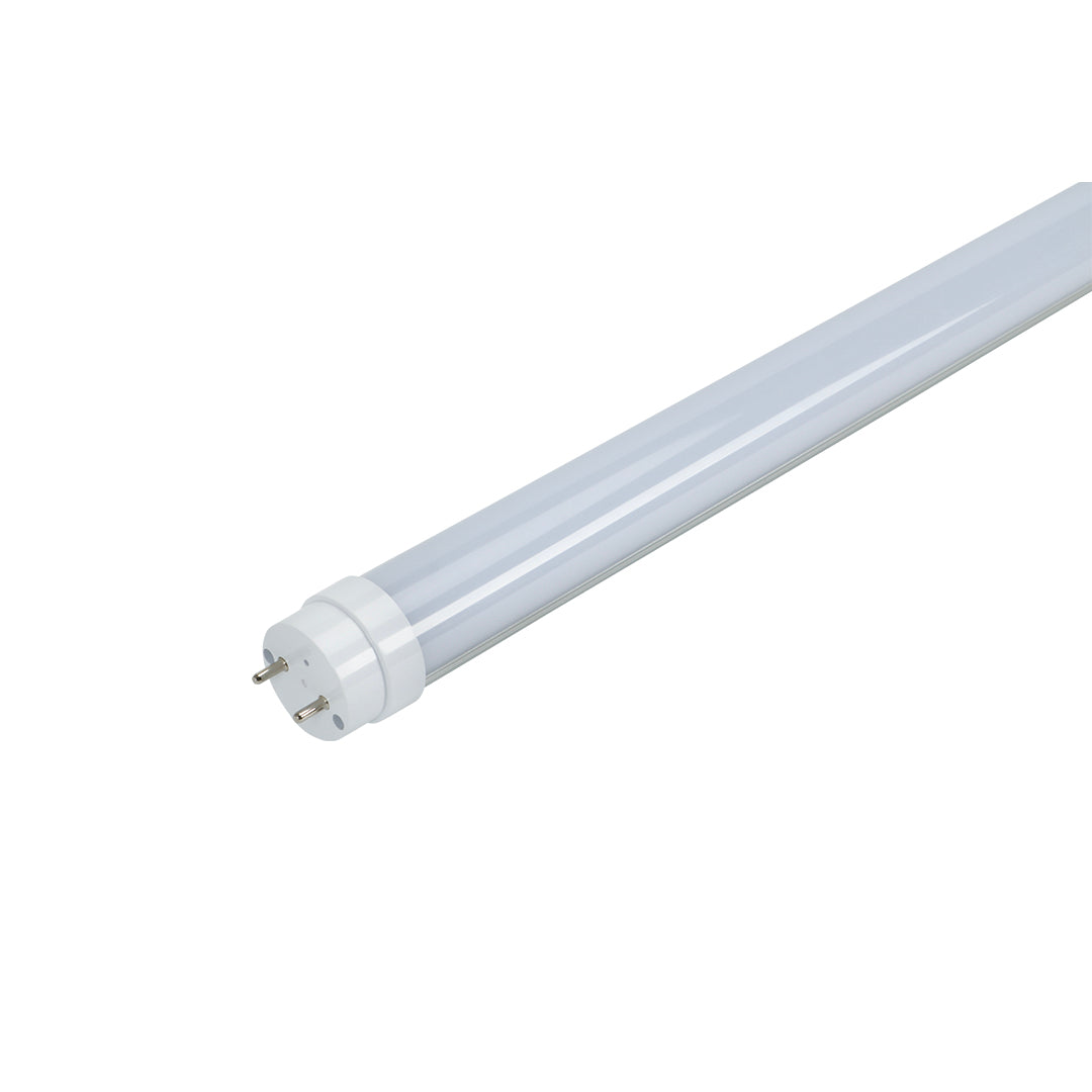 4ft LED Tube Light - 12W, 4000K, 1650 Lumens, Ballast Compatible, Plug and Play, Nano Plastics Housing, 100-277VAC, Frosted Lens - 42 Pack