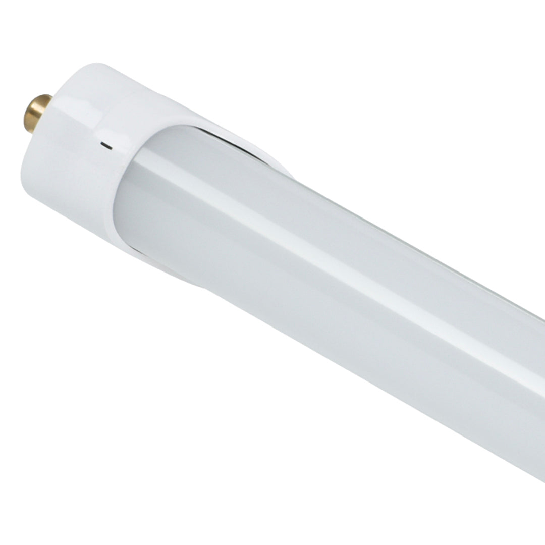 Ultra-Bright 8ft T8 LED Tube - 40W, 4000K, 100-277VAC, 4800 Lumens, Aluminum Housing, Switch Dimming, Frosted Lens, FA8 Single Pins - 20 Pack