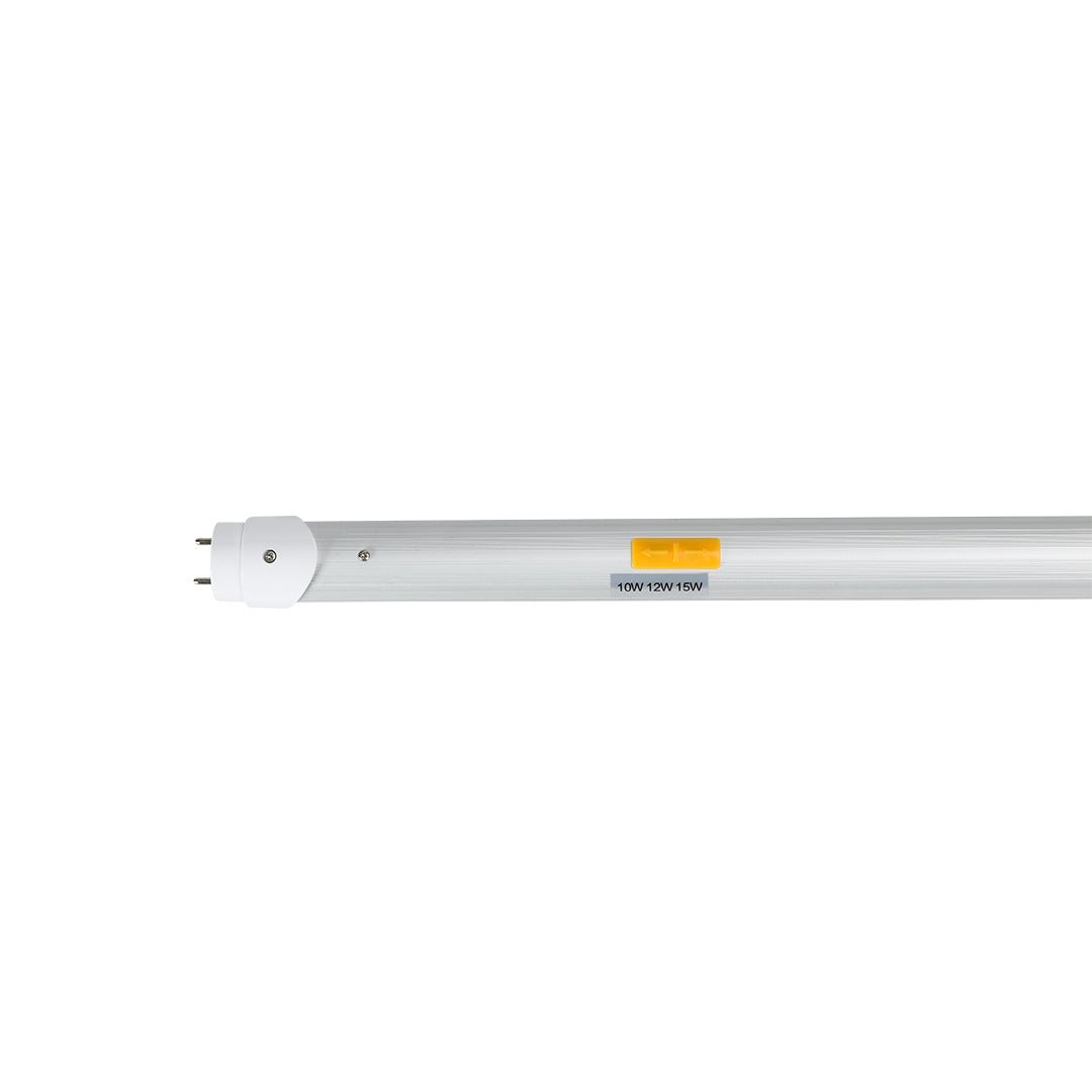 4ft T8P LED Tube Light - 12W, 5000K, 1650 Lumens, Ballast Compatible, Plug and Play, Nano Plastics Housing, 100-277VAC, Frosted Lens - 42 Pack