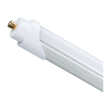Ultra-Bright 8ft T8 LED Tube - 40W, 4000K, 100-277VAC, 4800 Lumens, Aluminum Housing, Switch Dimming, Frosted Lens, FA8 Single Pins - 20 Pack