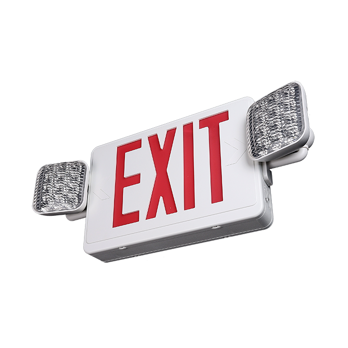 3W LED Combo Emergency Exit Light, 120-277V