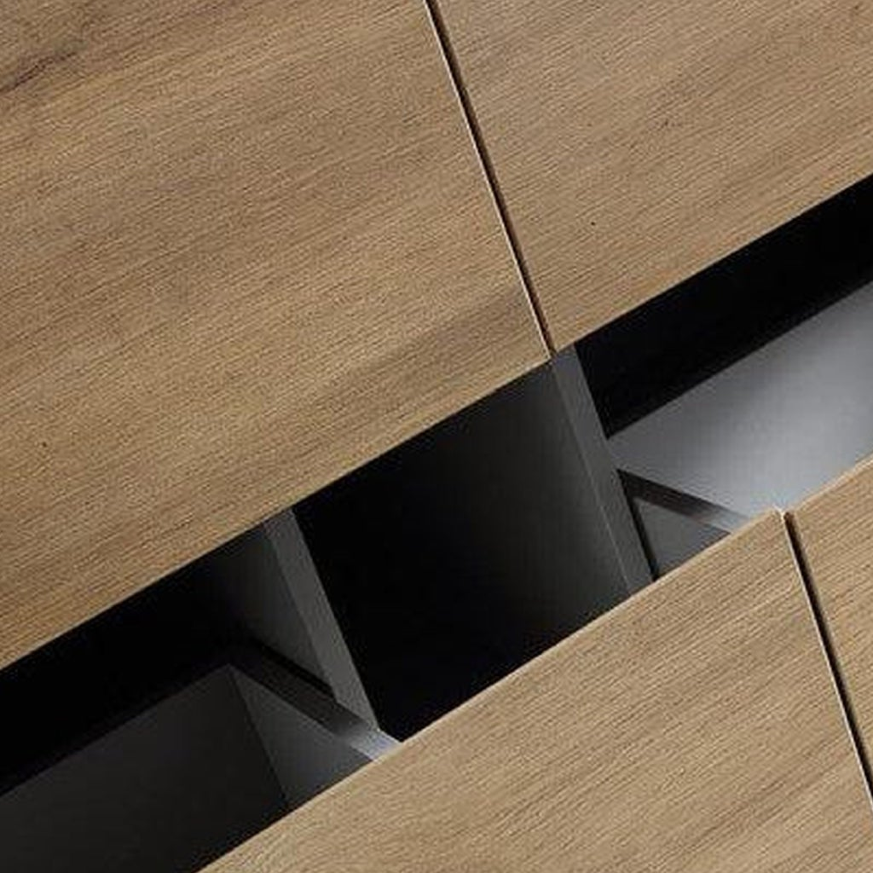 Noble 48" White Oak Wall-Mounted Modern Vanity With Single Reinforced White Acrylic Sink