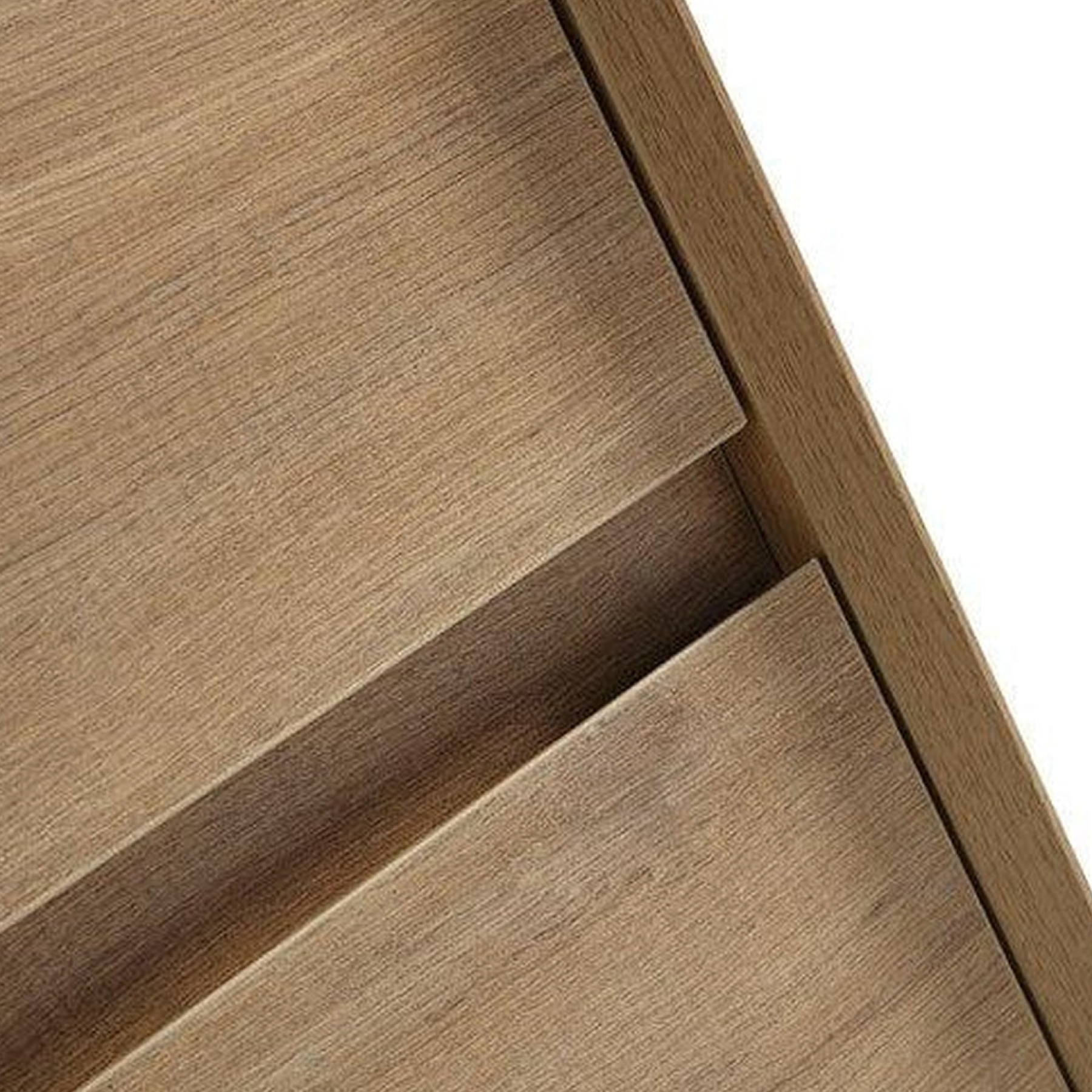 Noble 60" White Oak Wall-Mounted Modern Vanity With Double Reinforced White Acrylic Sinks