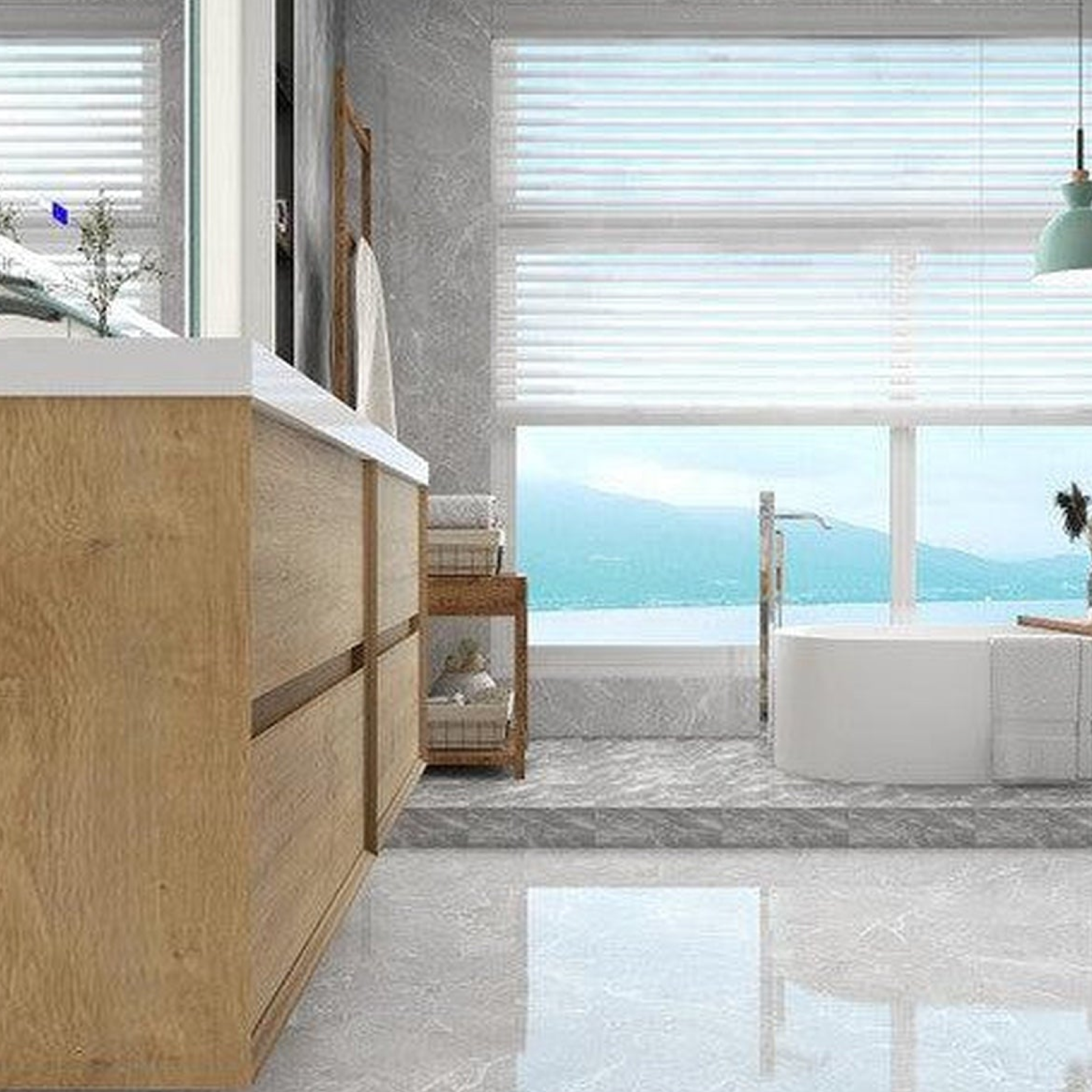 Noble 72" White Oak Wall-Mounted Modern Vanity With Double Reinforced White Acrylic Sinks