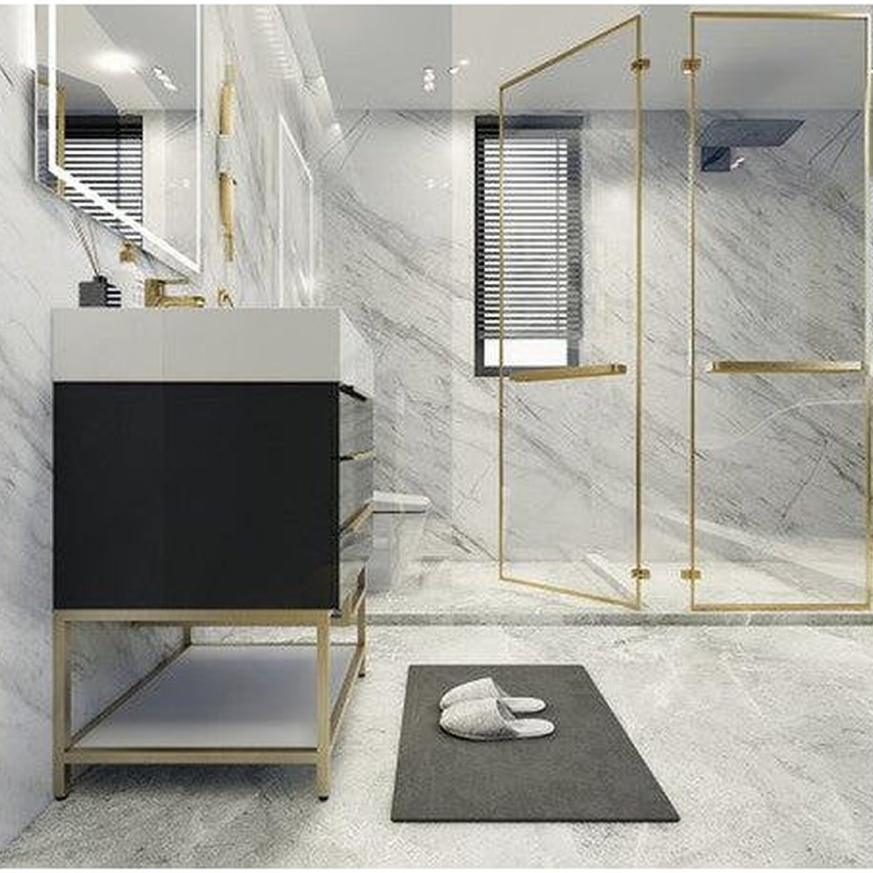 Elara 24" High Gloss Gray Freestanding Vanity With Single Reinforced White Acrylic Sink