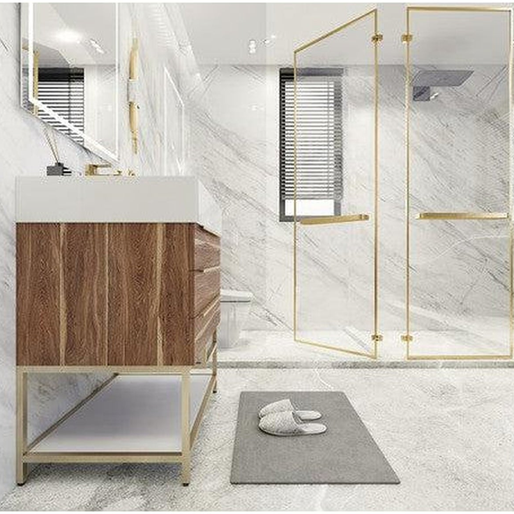 Elara 30" White Oak Freestanding Vanity With Single Reinforced White Acrylic Sink