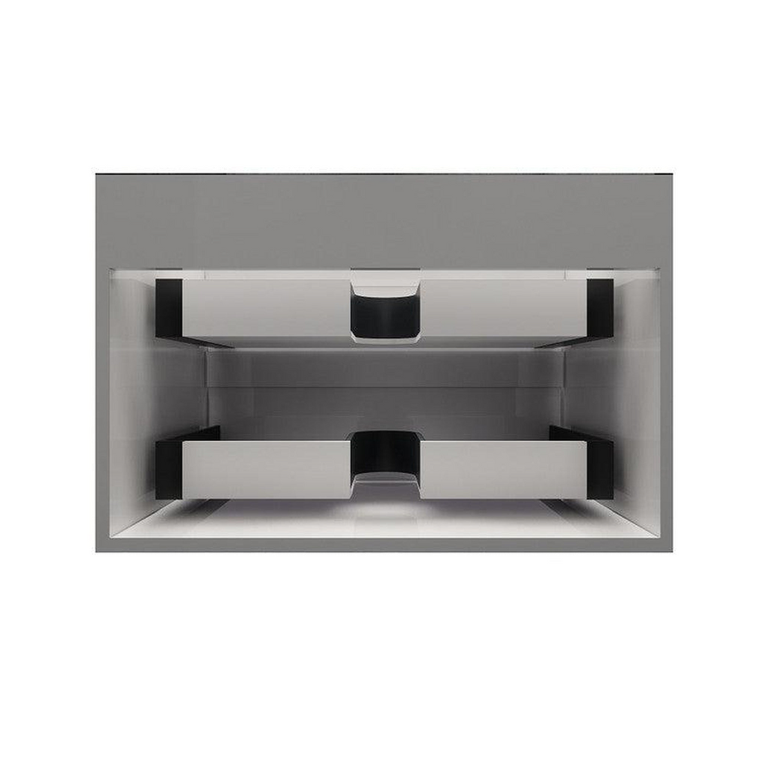 Prime 30" Gloss White Wall-Mounted Vanity With Single Reinforced White Acrylic Sink