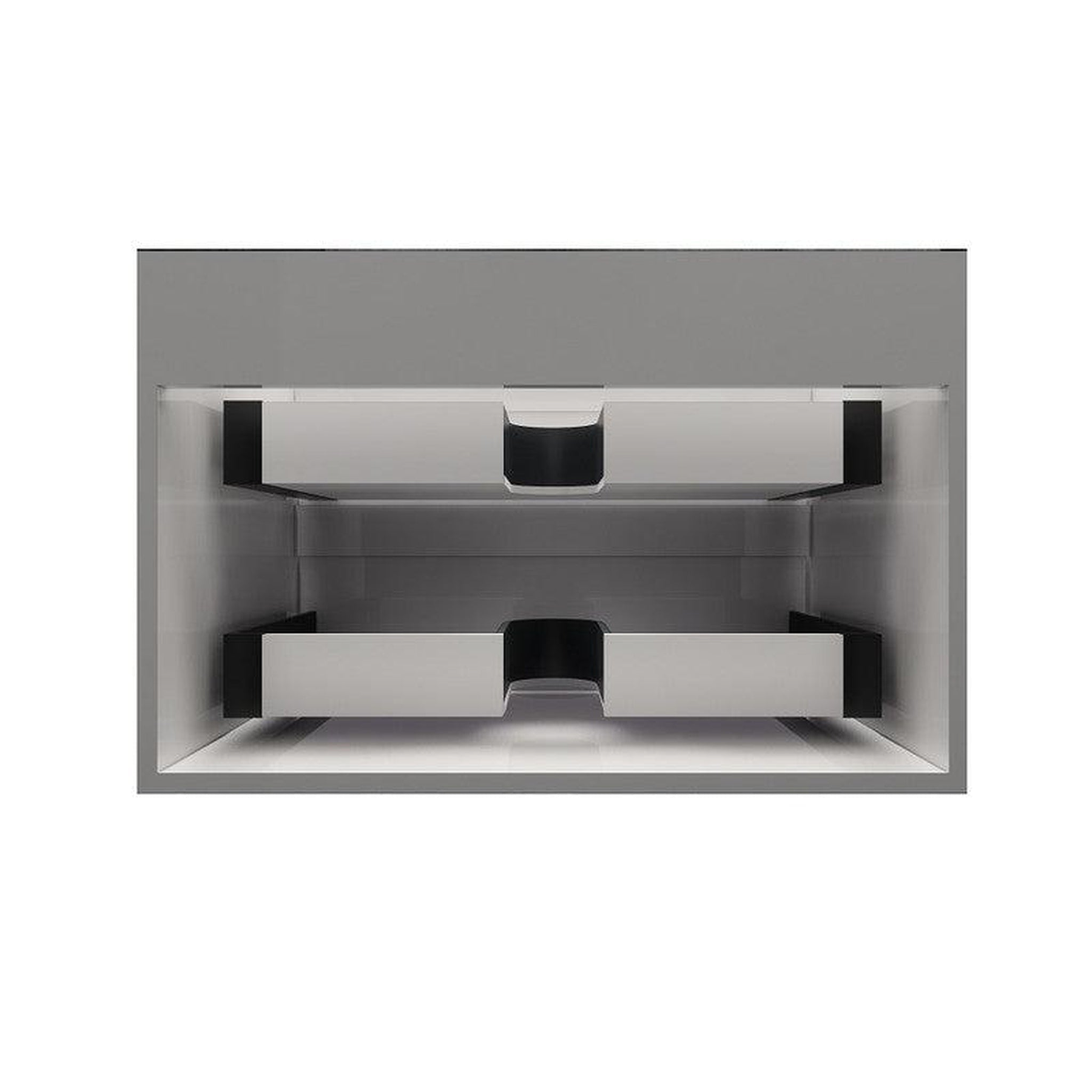 Prime 30" Gloss White Wall-Mounted Vanity With Single Reinforced White Acrylic Sink