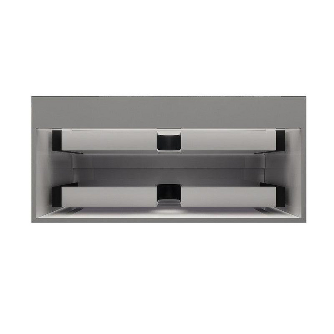 Prime 42" Gloss White Wall-Mounted Vanity With Single Reinforced White Acrylic Sink