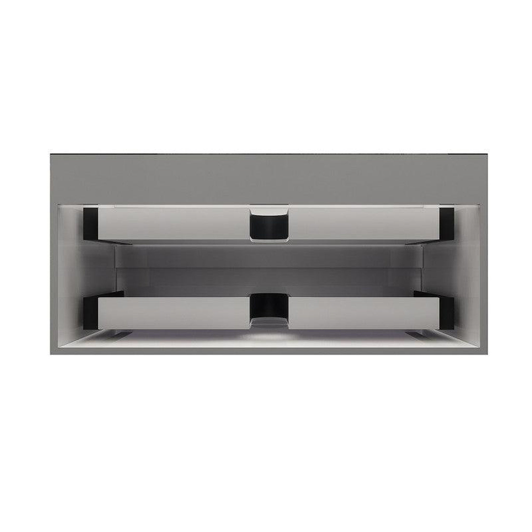 Prime 42" Gloss White Wall-Mounted Vanity With Single Reinforced White Acrylic Sink