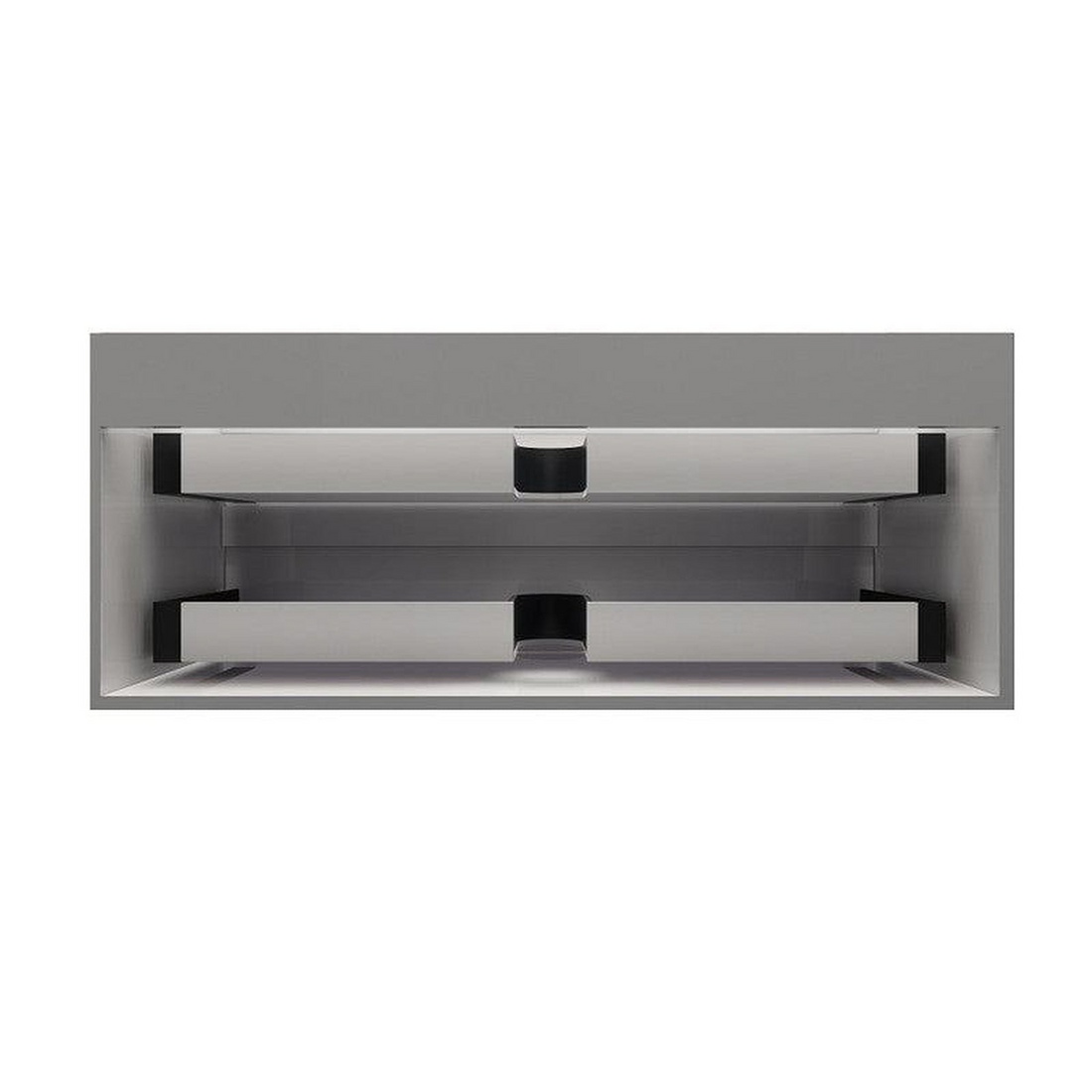 Prime 48" Gloss White Wall-Mounted Vanity With Single Reinforced White Acrylic Sink