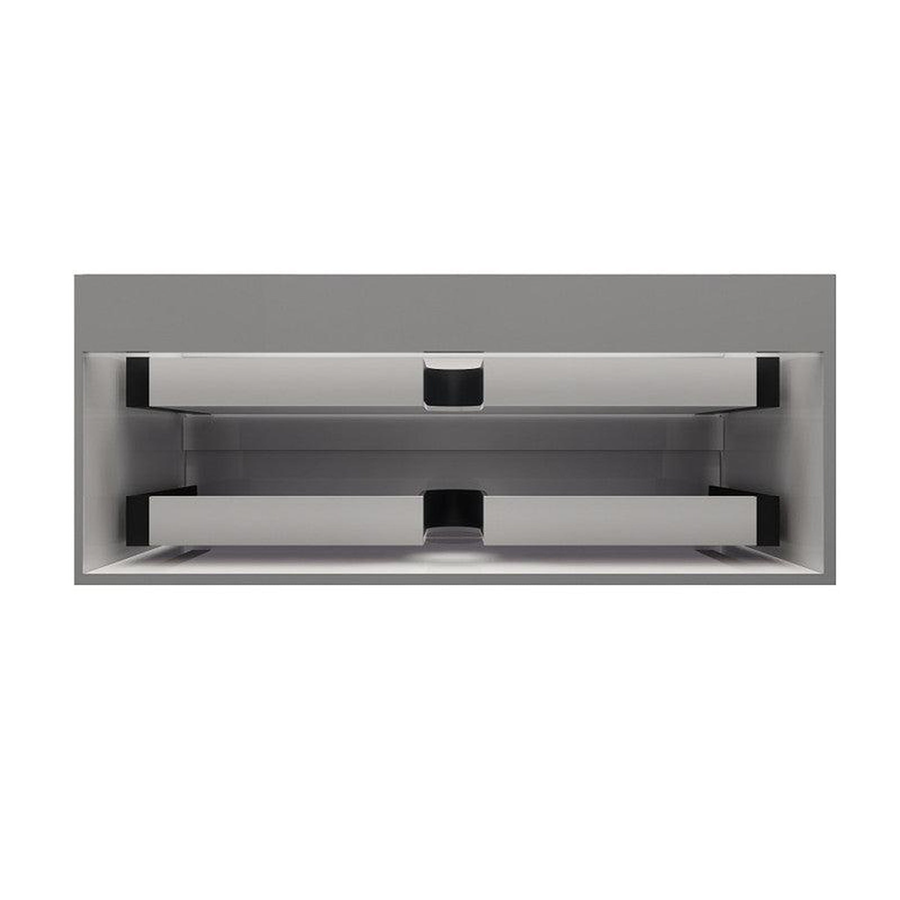 Prime 48" Gloss White Wall-Mounted Vanity With Single Reinforced White Acrylic Sink