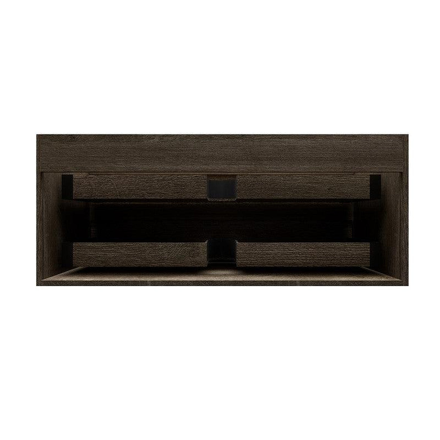 Prime 48" Gray Oak Wall-Mounted Vanity With Single Reinforced White Acrylic Sink