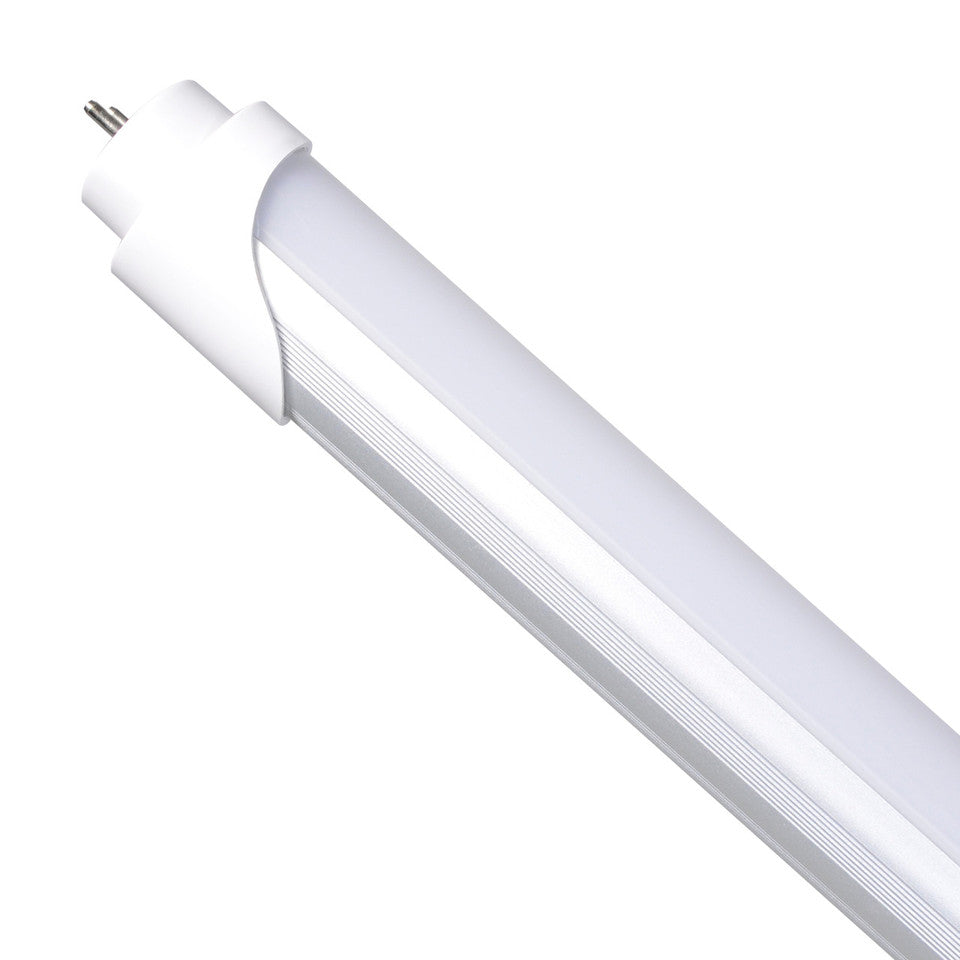 4ft LED Tube - 10/12/15/18/22W (Wattage Changeable)3000 Lumens - AC100-277V - 3500K, 4000K, 5000K, 5700K, 6500K (CCT Changeable) - Frosted Cover - Hybrid Tube With Double Ended (Type A+B) - G13 Base - (25-Pack)