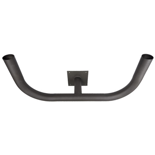 Wall Mount Double Tenon Adapter at 180° with 2-3/8" O.D. Tenon (2 Pcs)