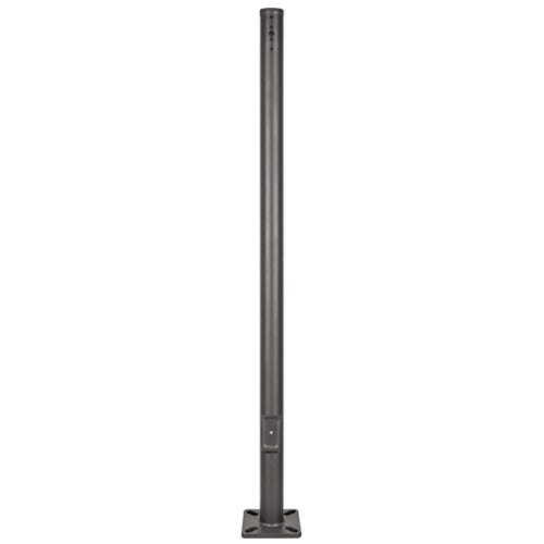 Straight Round Steel Pole, 20 Foot Length, for 4 Inch Adapters