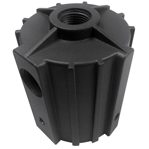 1/2" Round Pole Mount with 2-3/8" O.D. Tenon