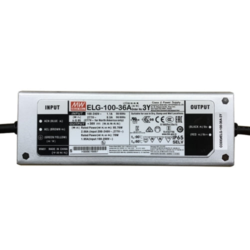 100W MW LED Power Supply for AC100-277V Systems
