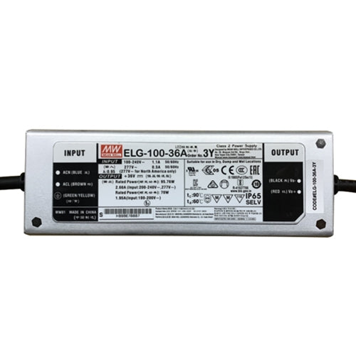 100W MW LED Power Supply for AC100-277V Systems
