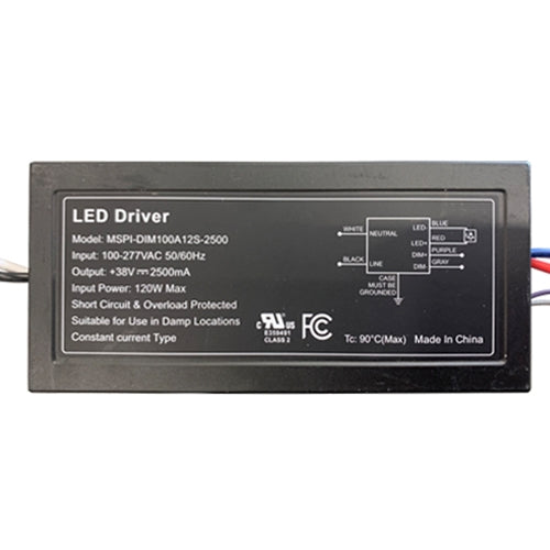 100W Dimmable LED Power Supply with Output of 30-40V - Ensuring Smooth and Consistent Performance