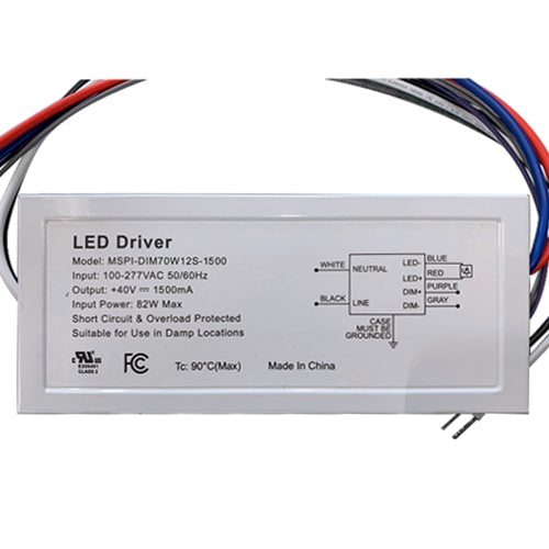 60W Dimmable LED Power Supply for AC120-277V Systems