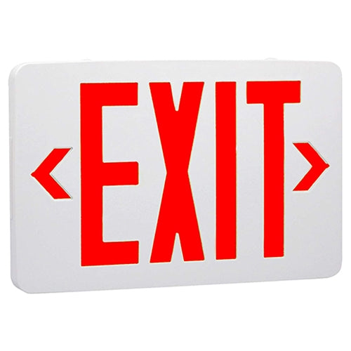 Double Sided LED Emergency EXIT Sign - Red, 5W, 120-277V, Upto 90 Mins Battery Duration, UL Listed, 2 Years Warranty