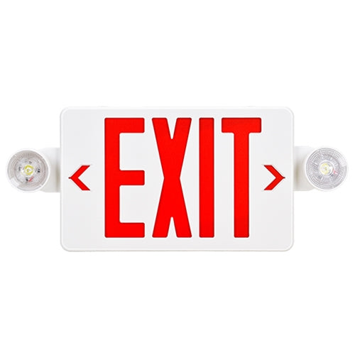 LED Emergency EXIT Sign - Red, 5W, 250 Lumens, 120-277V, Upto 90 Mins Battery Duration, ETL Listed, 2 Years Warranty
