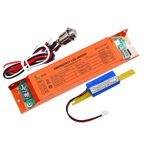 8W Split Built-In Emergency Backup Battery LED Driver