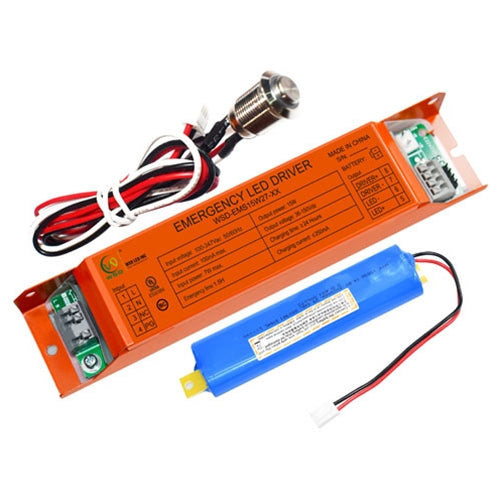 15W Split Built-In Emergency Backup Battery LED Driver