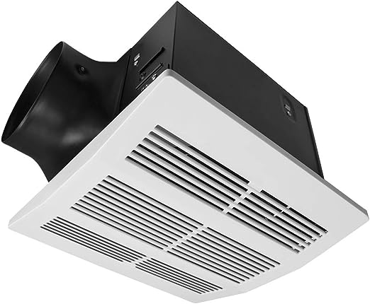 Bathroom Fan Ultra-Quiet Bathroom Ventilation &amp; Exhaust Fan, Bathroom Ceiling Fan, Residential Remodel Energy-Saving Ceiling Mount Fan (No Attic Access Required) (200 CFM)